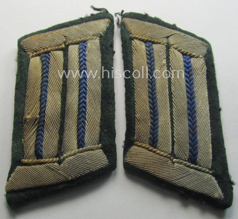 WH (Heeres) collar-tabs (ie. 'Kragenspiegel für Offiziere'): 'Offizier o. Arzt der Sanitäts-Truppen'