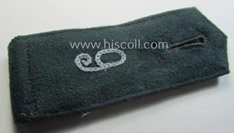 Single, WH (Heeres) EM-type 'cyphered' shoulderstrap: 'Soldat des Nachschub-Abteilungs 9'