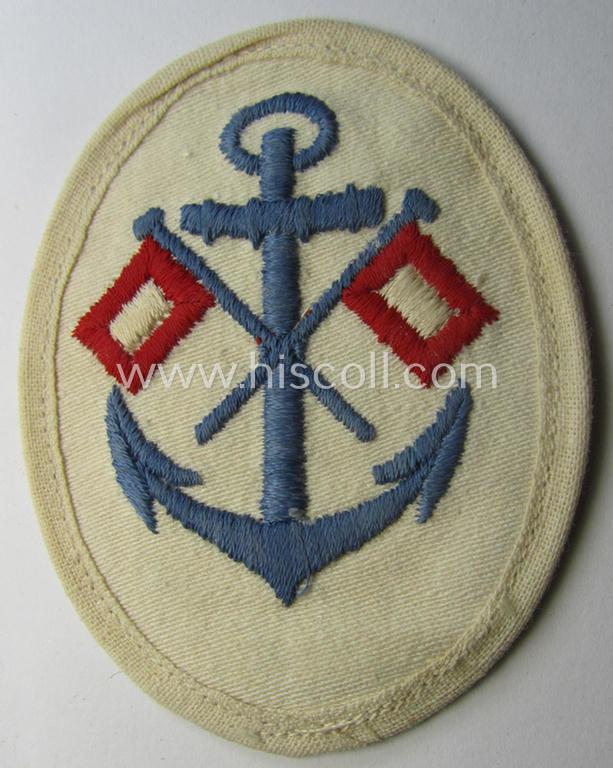 WH (Kriegsmarine) career- ie. specialist-armbadge (ie. 'Tätigkeits-Abzeichen'): 'Sonderausbildung für Signalmaat'