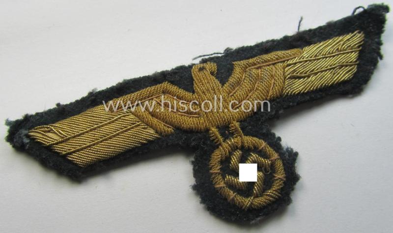 WH (Heeres) general-officers'-type, hand-embroidered breast-eagle (ie. 'Brustadler für Generale des Heeres')