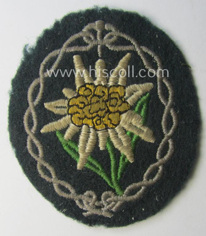 WH (Heeres) EM- (ie. NCO-) type: 'Edelweiss'-armpatch