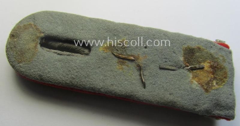 Single, WH (Heeres) neatly 'cyphered', officers-pattern shoulderboard as intended for a: 'Hauptmann der Reserve u. Feldingenieur des Heeres'