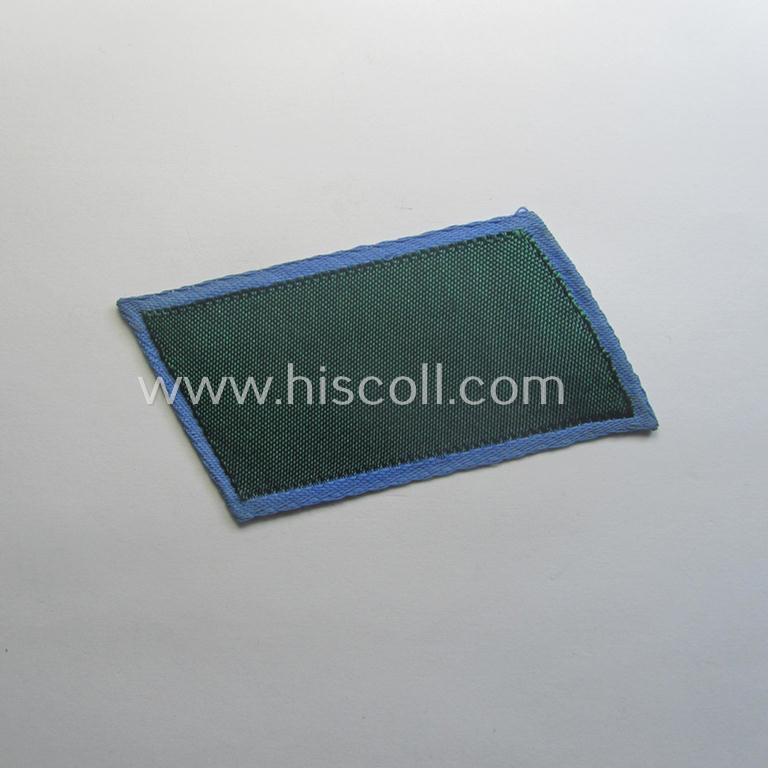 Regrettably single, (entirely!) 'BeVo'-woven, EM-pattern 'Ostvölker'-collar-tab as intended for a: 'Turkistanian'-volunteer within the 'Deutsche Wehrmacht' (ie. 'Soldat' within the: 'Turkistanianisches Legion')