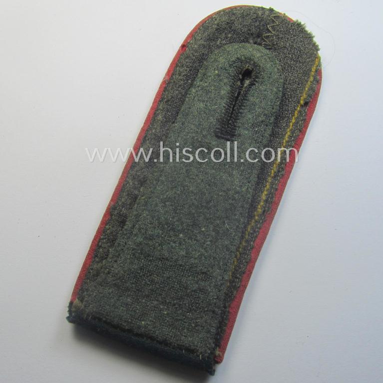 Single, early-period (ie. 'M40-pattern and/or rounded-styled), WH (Heeres) 'cyphered', EM-type shoulderstrap as was intended for a: 'Soldat u. Mitglied eines Panzer-Lehr-Rgts.'