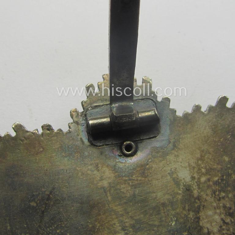 Attractive, neatly maker- (ie. '20'-marked-) example of WH (Heeres, LW etc.) 'Deutsches Kreuz im Gold' (or DKiG) being a (regular- ie. 'light-weight') piece that was produced by the: 'C.F. Zimmermann'-company