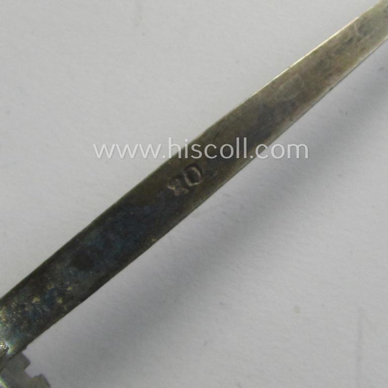 Attractive, neatly maker- (ie. '20'-marked-) example of WH (Heeres, LW etc.) 'Deutsches Kreuz im Gold' (or DKiG) being a (regular- ie. 'light-weight') piece that was produced by the: 'C.F. Zimmermann'-company