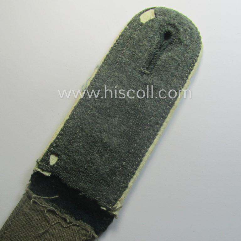 Single - and actually not that often seen! - WH (Heeres) NCO-type (ie. 'M36-/M40'-pattern- and 'pointed styled') 'cyphered' shoulderstrap as was intended for usage by an: 'Uffz. des Infanterie-Rgts. 47'